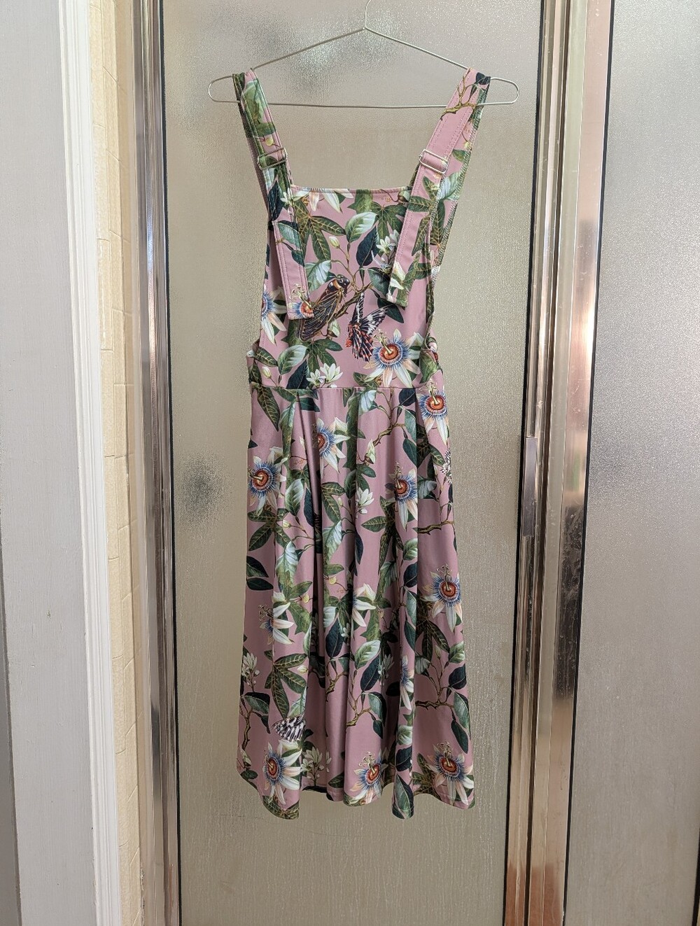 Blackmilk Passion Garden Apron Midi Dress